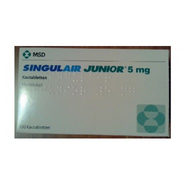 Купить Сингуляр детский Singulair Junior 5 мг/ 100 таблеток в Москве